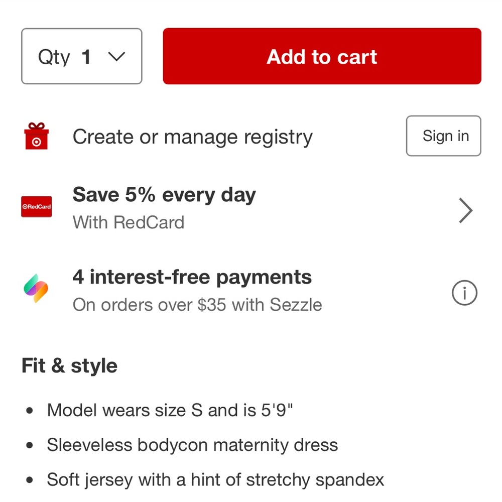 ❤️NWT Isabel maternity by Ingrid and Isabel red Bodycon pull-on dress … - Picture 4 of 5